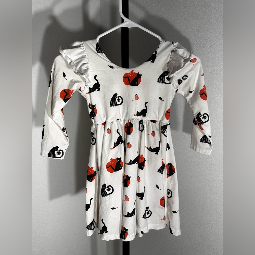Monica and Andy 5T Halloween organic cotton dress - Picture 4 of 5